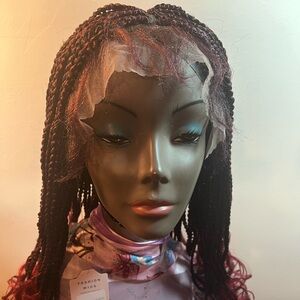 360 Full Lace wig.  22” Color T-1B/Bug